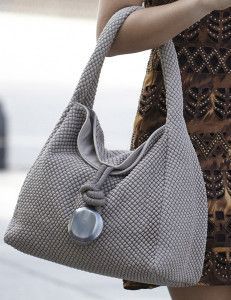 Uptown Sack Mini-Bubble Cashmere Beige with Metal Tassle