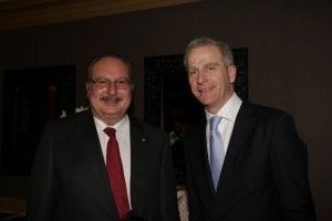 Sa Majeste le Roi Fouad II d'Egypte et Jean-Yves Blatt