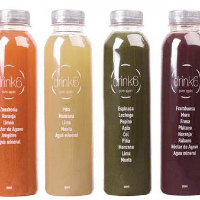 Los zumos detox de Drink6, aún más sabrosos
