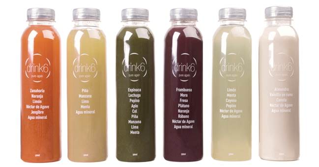 Los zumos detox de Drink6, aún más sabrosos