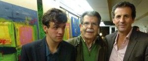 visitantes a la exposición de pintura 