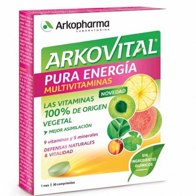 Las vitaminas procedentes de frutas y plantas: Akrovital Pura Energía