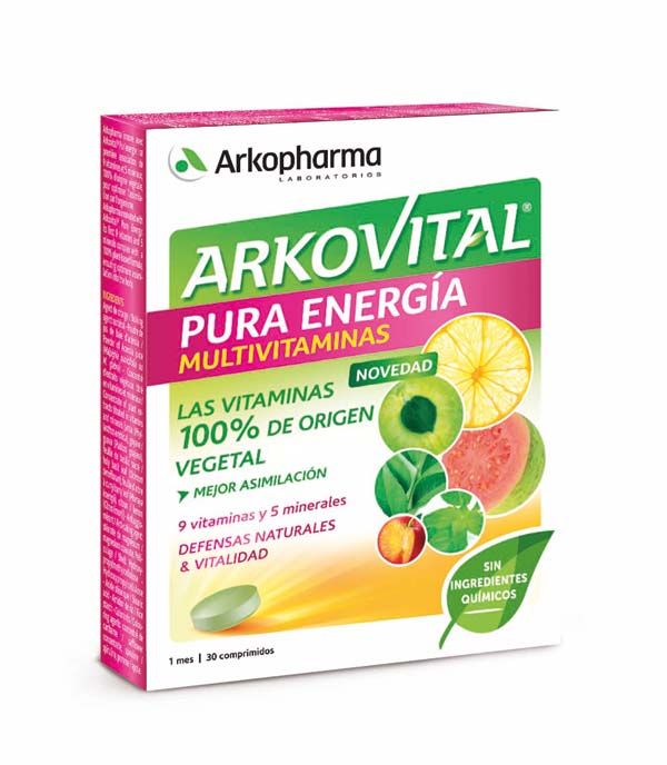 Las vitaminas procedentes de frutas y plantas: Akrovital Pura Energía