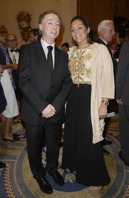 Semi-exclu - Philippe Chevallier et Hermine de Clermont-Tonnerre - Dîner de gala à loccasion du 10ème anniversaire de la fondation "The Children for Peace" au Cercle de l'Union interalliée à Paris le 12 avril 2016. © Coadic Guirec/Bestimage
