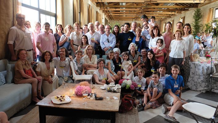 Reunión de la familia Espinosa de los Monteros en Madrid