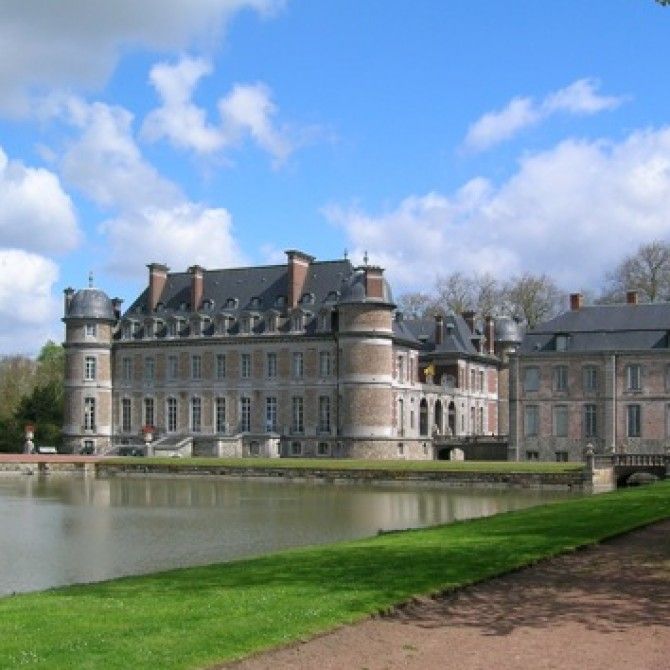 Concurso floral en el Castillo Boleil en Bélgica