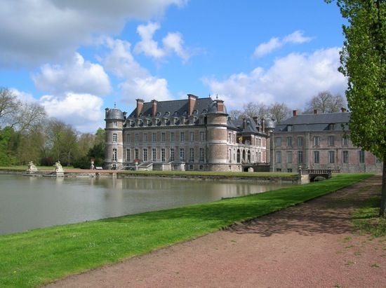 Concurso floral en el Castillo Boleil en Bélgica