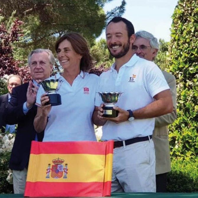 Torneo de croquet inaugural en el R.C. Puerta de Hierro