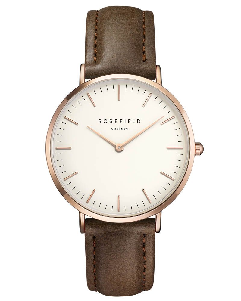 El reloj Bowery Chocolate de Rosefield