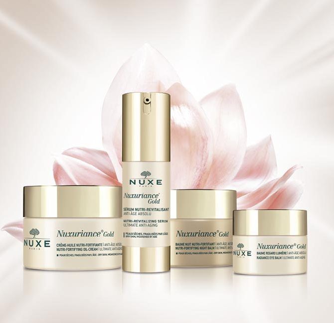 Nuxuriance Gold, la nueva línea de tratamientos antiedad de Nuxe
