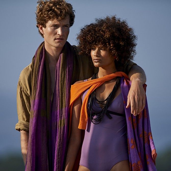 Lovat & Green, fulares unisex estampados a mano
