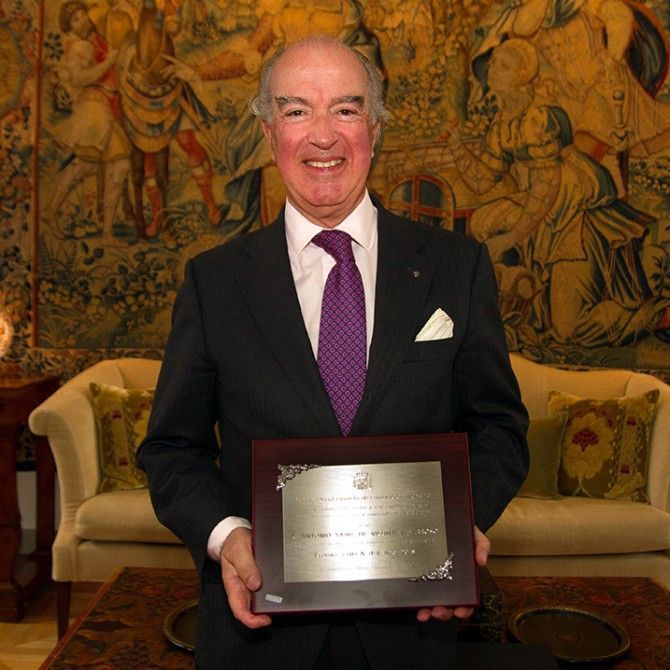 Antonio Sáinz de Vicuña premiado por la Cámara Oficial Española de Comercio en Alemania