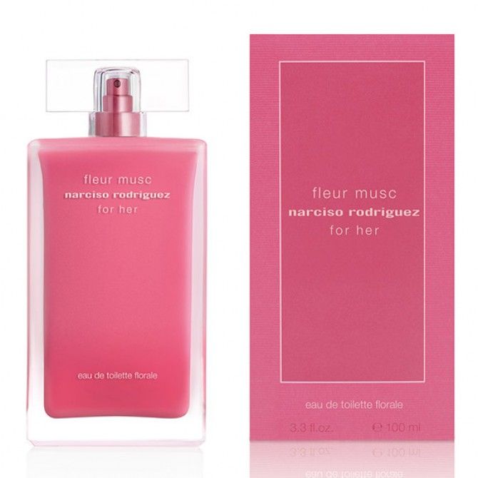 For her fleur musc eau de toilette florale, la seductora fragancia de Narciso Rodriguez