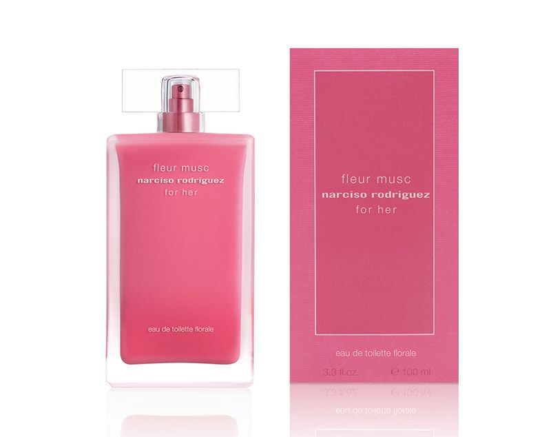 For her fleur musc eau de toilette florale, la seductora fragancia de Narciso Rodriguez