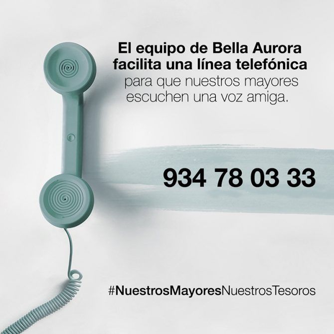 Bella Aurora facilita una voz amiga para nuestros mayores