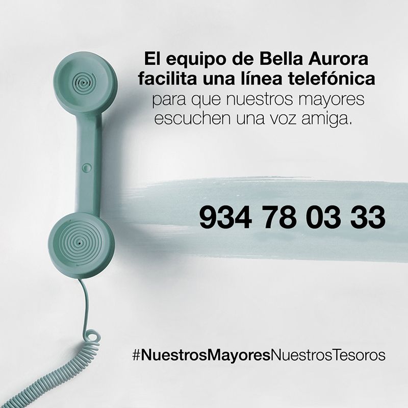 Bella Aurora facilita una voz amiga para nuestros mayores