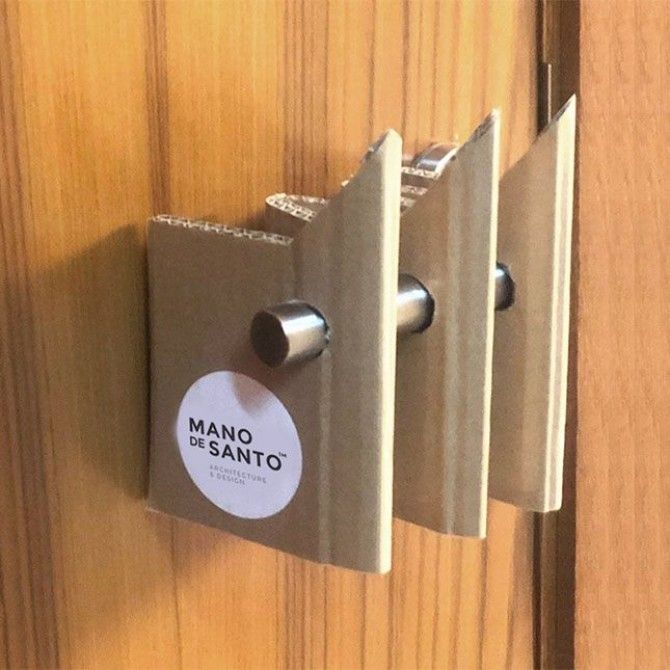 Un protector de picaportes que evita contagios