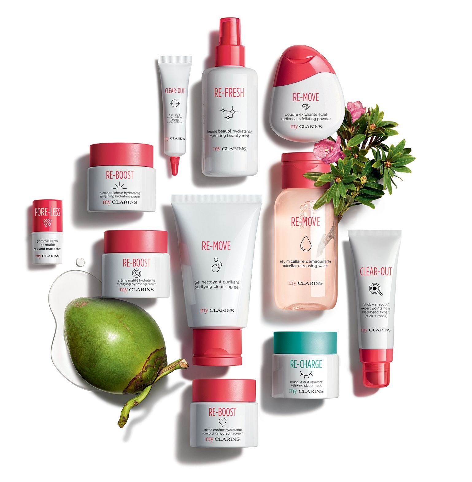 Eau Micellaire Démaquillante de la línea joven My Clarins