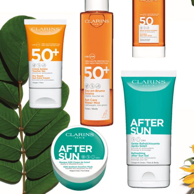 Clarins nos propone sus solares favoritos