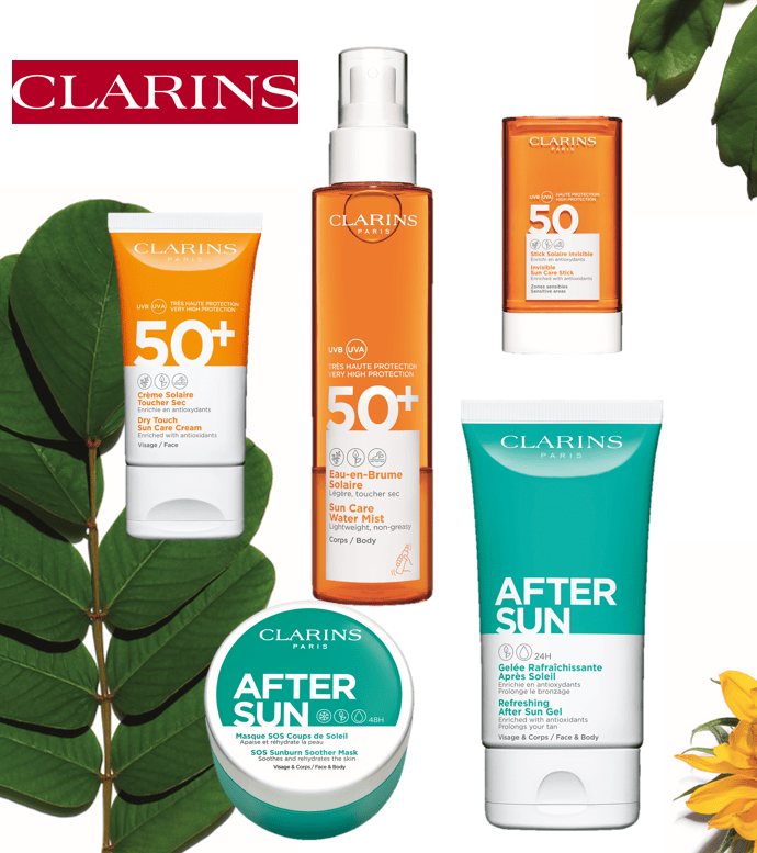 Clarins nos propone sus solares favoritos