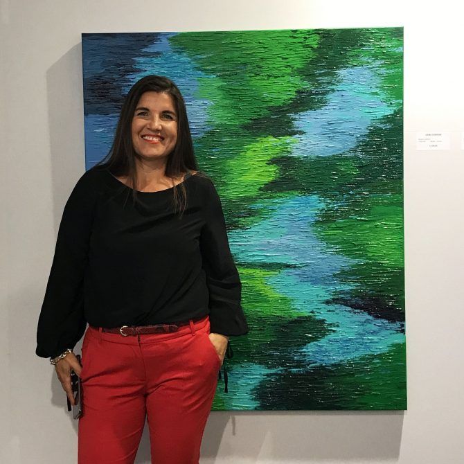 Gema Cebrián en la Feria Internacional de Arte Contemporáneo de Lyon