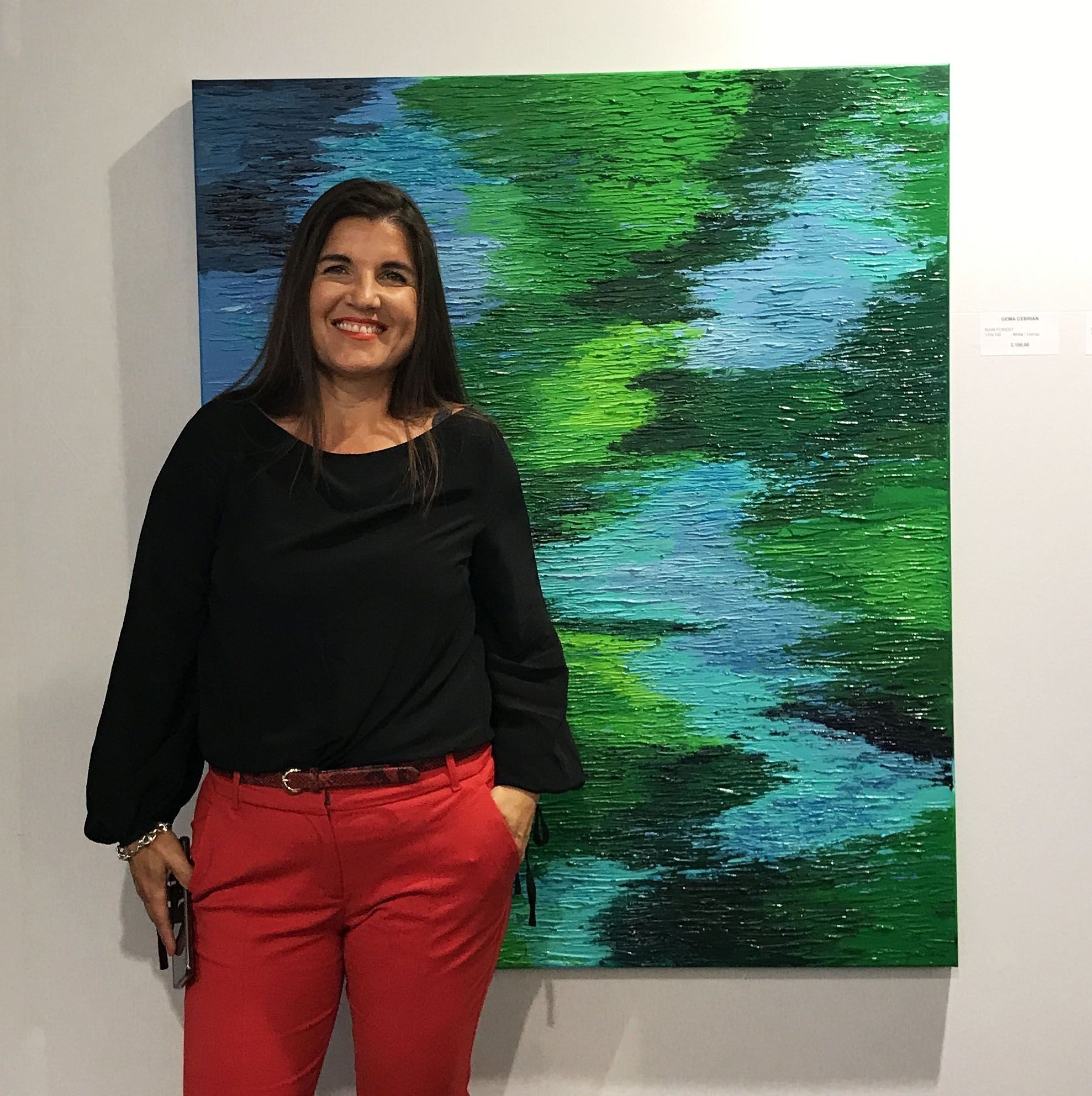Gema Cebrián en la Feria Internacional de Arte Contemporáneo de Lyon