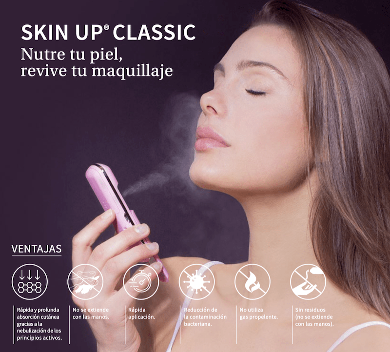 Skin Up: Un nebulizador por ultrasonidos de fluidos dermocosméticos