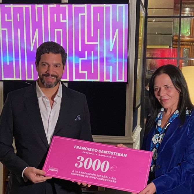 Francisco Santisteban con la Asociación Española de Síndrome Wolf-Hirschhorn