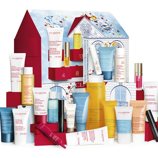Calendario de Adviento de Clarins