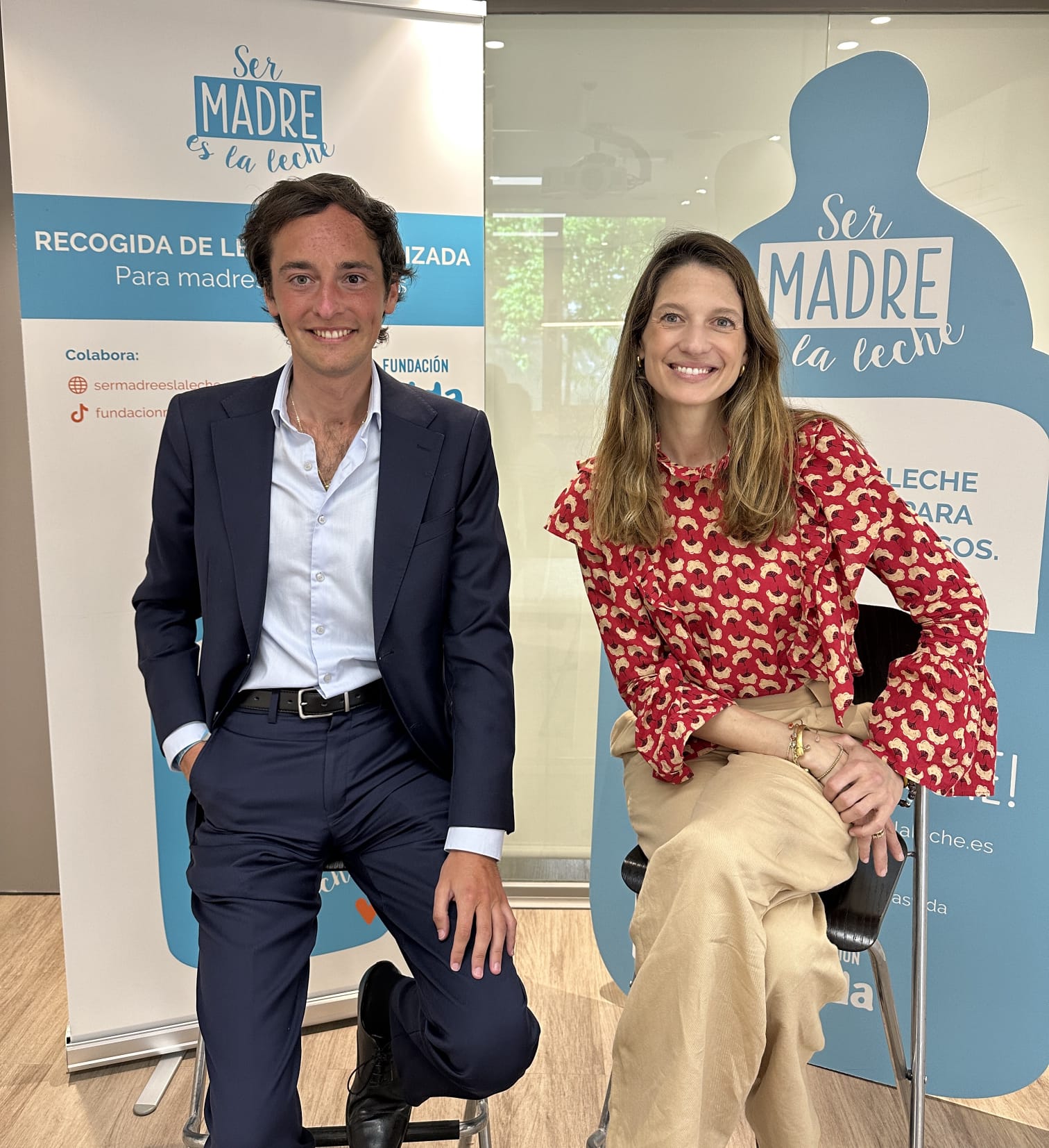 Casilda Finat madrina de ¡Ser madre es la leche!, campaña de recogida de leche de la Fundación +Vida