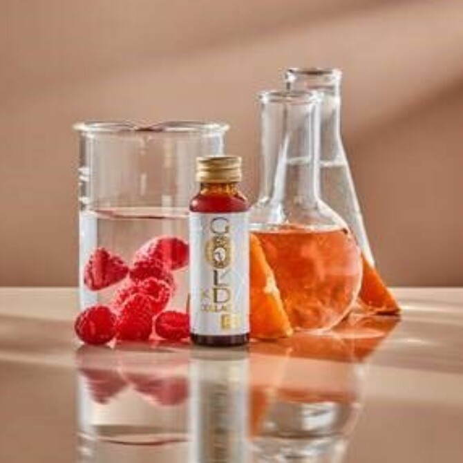 Gold Collagen RX, colágeno marino, elastina y antioxidantes